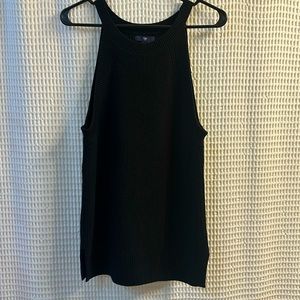 2/$15 NWOT Black Knit Tank - Medium